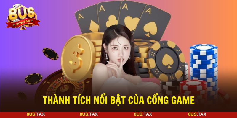 Giới thiệu 8US các thành tích cổng game được vinh danh