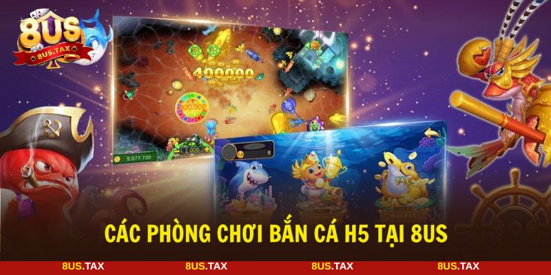 Người tham gia được trải nghiệm nhiều phòng chơi tại 8US