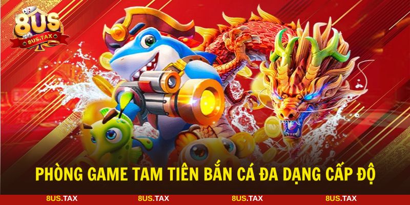 Tam Tiên bắn cá thiết kế phòng game cấp độ đầy thú vị